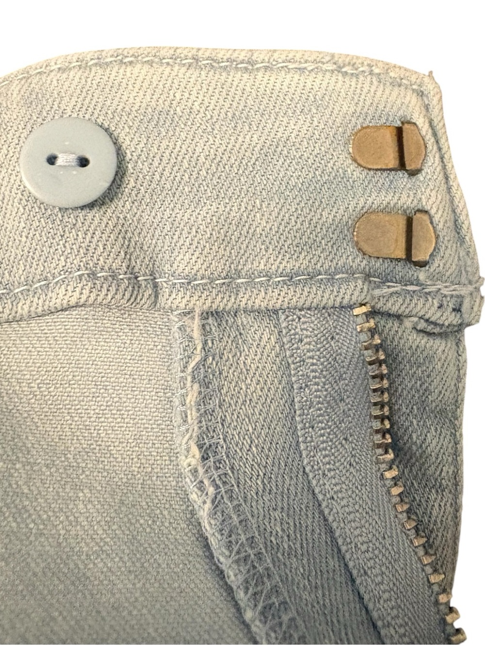 ✨ J. Jill Light Blue Denim Ankle Trouser Jeans Size 12 ✨ - Picture 4 of 11